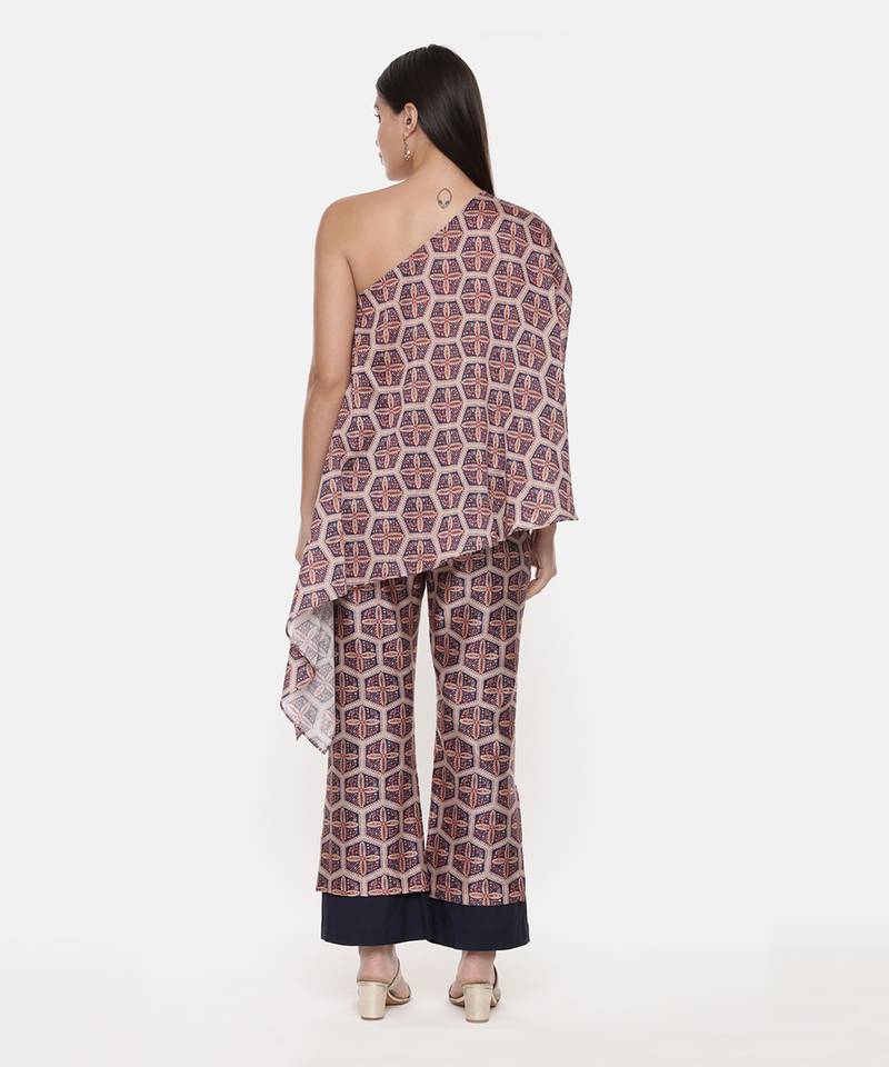 Silk Chanderi Printed Top