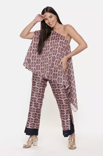 Silk Chanderi Printed Top