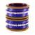 Extra Large Size Brass And Acrylic Bangle Color Blue