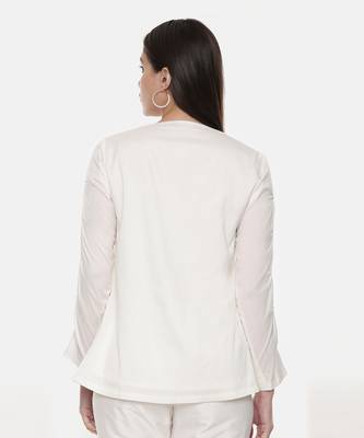 Ivory Silk Top With Matching Pants 6