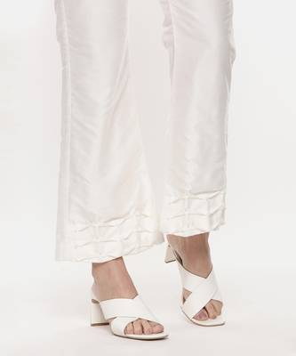 Ivory Silk Top With Matching Pants 7