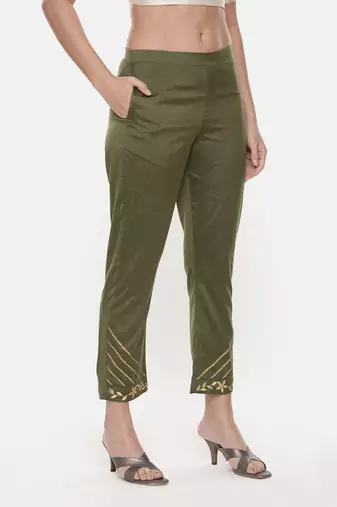 Green Silk Co-Ord Set