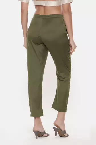 Green Silk Co-Ord Set