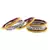 Extra Large Size Brass And Acrylic Bangle Color White