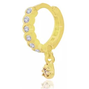 Designer Pretty Circular Loop nose ring or nosepin for Women 2