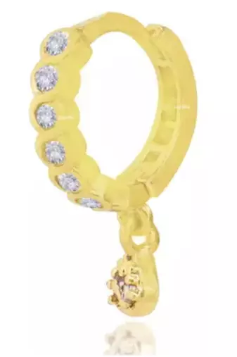 Designer Pretty Circular Loop nose ring or nosepin for Women