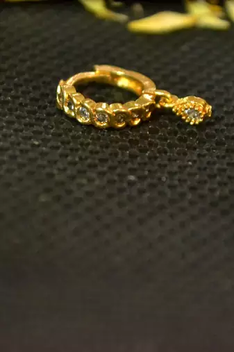Designer Pretty Circular Loop nose ring or nosepin for Women