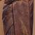 Brown Mulberry Silk Saree With Blouse Piece