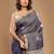 Grey Handloom Pure Kosa Silk Saree With Blouse Piece