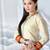 Cream printed Cotton kurtas-and-kurtis