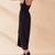 Navy cascae skirt