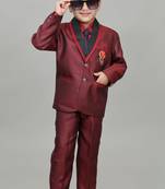 boys 3 piece coat suit with blazer,shirt, pant 