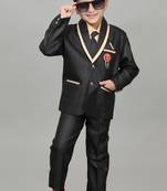 Nfc creation boys 3 piece coat suit with blazer,shirt, pant & tie (single breasted)for festive, party and wedding