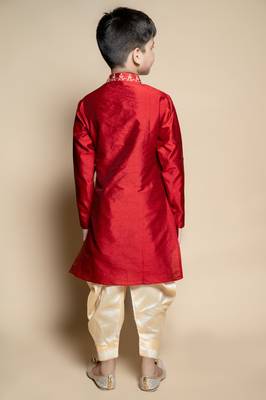 embroidery work kurta and patiyala set for boys best for ethnic wear, party wear, wedding wear. 2