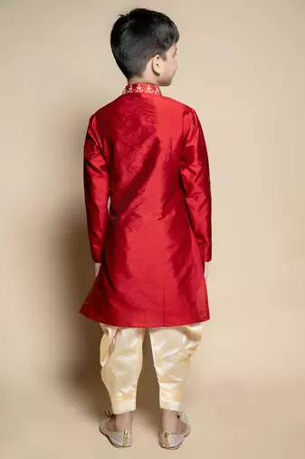 embroidery work kurta and patiyala set for boys best for ethnic wear, party wear, wedding wear.
