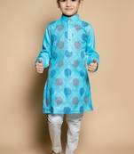 printed colored kurta and pajama set for boys best for ethnic wear party wear,wedding wear.