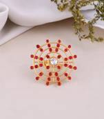 Gold plated finger ring