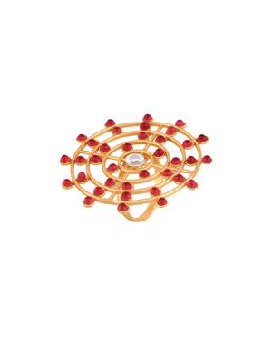 Gold plated finger ring 4