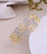 Gold plated cz bracelets