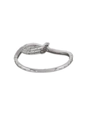 Cz ethnic silver plated bracelet 3