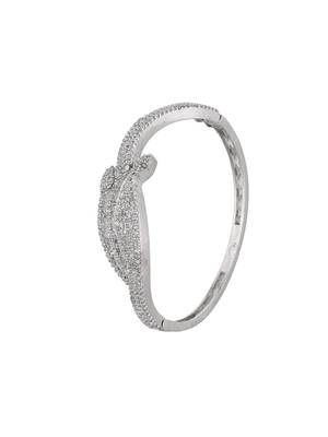 Cz ethnic silver plated bracelet 4