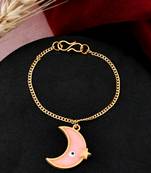 Enemelled evil eye charm bracelet