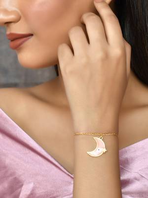 Enemelled evil eye charm bracelet 2