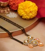 Traditional Kundan and Pearl Drop Mangalsutra