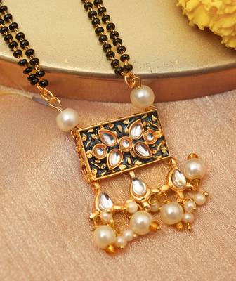 Meenakari Pendant Mangalsutra 3