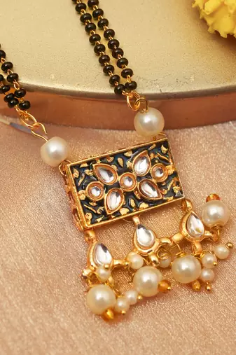 Meenakari Pendant Mangalsutra