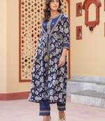  woman blue embroidered shrug crop top co ord set