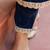 Yufta blue velvet kurta set with cotton lining and embroidery kurta trouser set