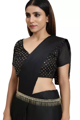 24K Gold-Plated White Beaded Studded Handcrafted Traditional Kamarbandh