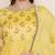 Yellow Print Chanderi Silk Anarkali Kurta Set