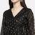 Black Print Silk Tunic