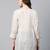 White Embroidered Cotton A-Line Tunic