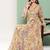 Yellow Print Georgette Flared Dress