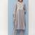 Grey Embroidered Cotton Blend A-Line Kurta Set
