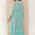 Blue Print Poly georgette Flared Kurta Set