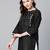 Black Embroidered Cotton Tunic