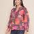 Black Print Cotton Top
