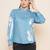 Blue Print Cotton Top