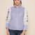 Blue Print Cotton Top