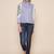 Blue Print Cotton Top