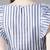 Blue Embroidered Polycotton Top