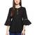 Black Solid Cotton Top