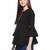 Black Solid Cotton Top