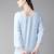 Blue Embroidered Cotton Top