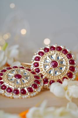 Traditional Gold Plated Stud Earrings 3