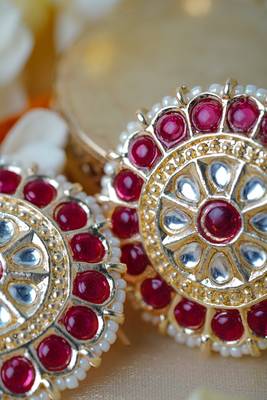 Traditional Gold Plated Stud Earrings 4